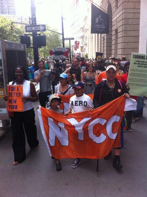 NYC youth take front lines of the march