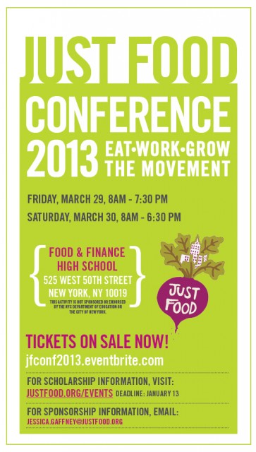 Just Food Conference 2013