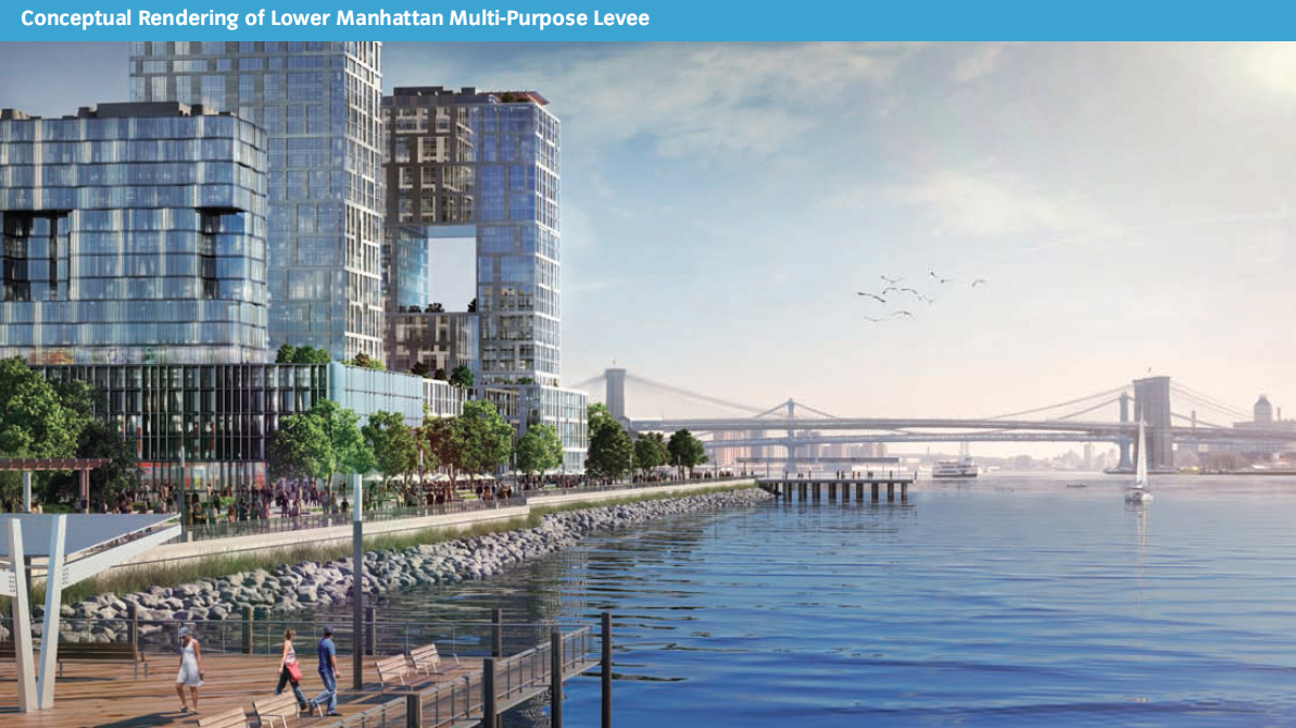 "Seaport City" as shown in the City's Special Report on Rebuilding and Resiliency