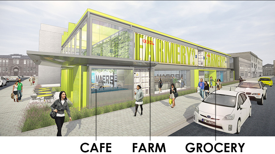 The Farmery urban market concept. (Courtesy: Farmery)