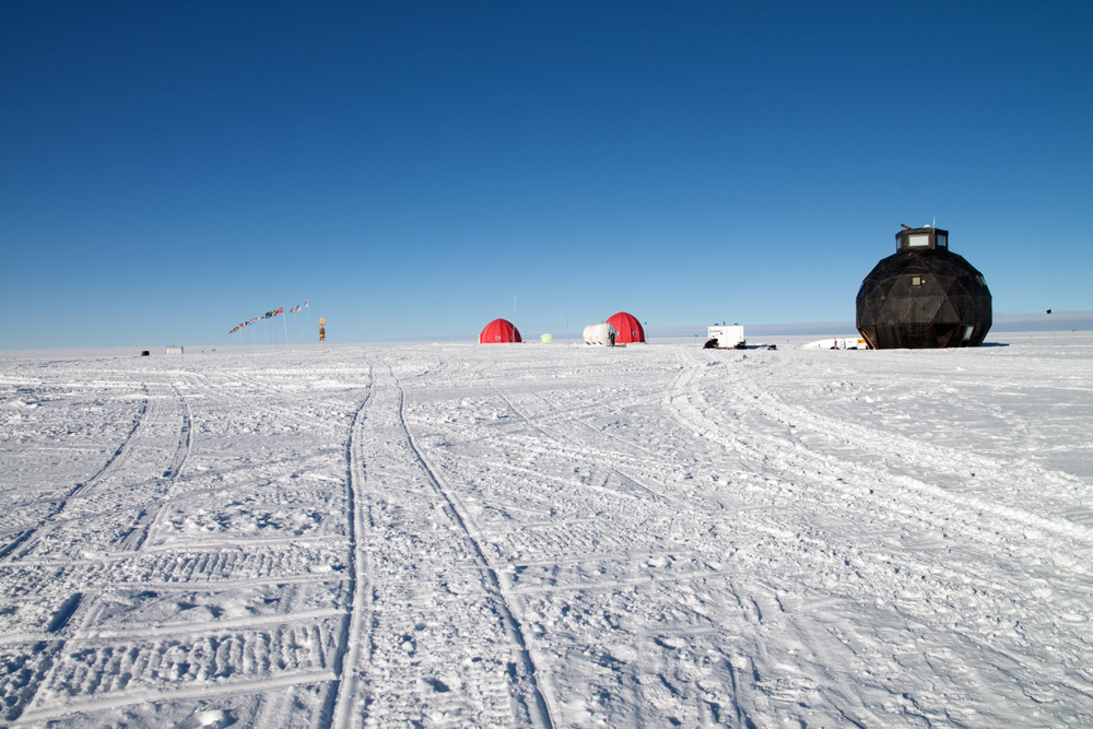 The NEEM ice core site, Greenland. (Photo: Tyler Jones, 2012)