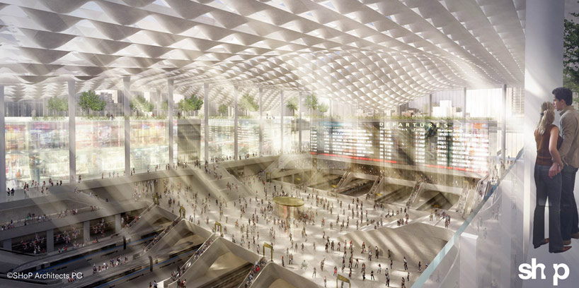 Design study for a new Penn Station (Courtesy SHoP Architects)