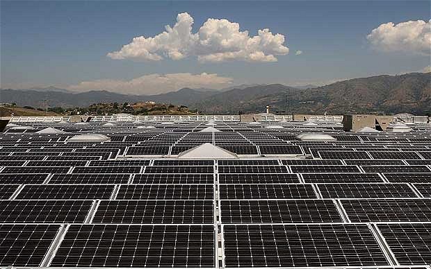 China is investing in solar. Photo: Getty Images